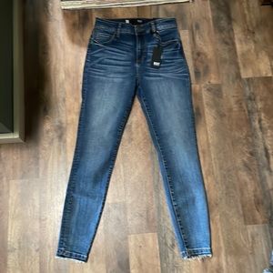 Kut from the Kloth denim high rise Donna ankle skinny jeans NWT size 0
